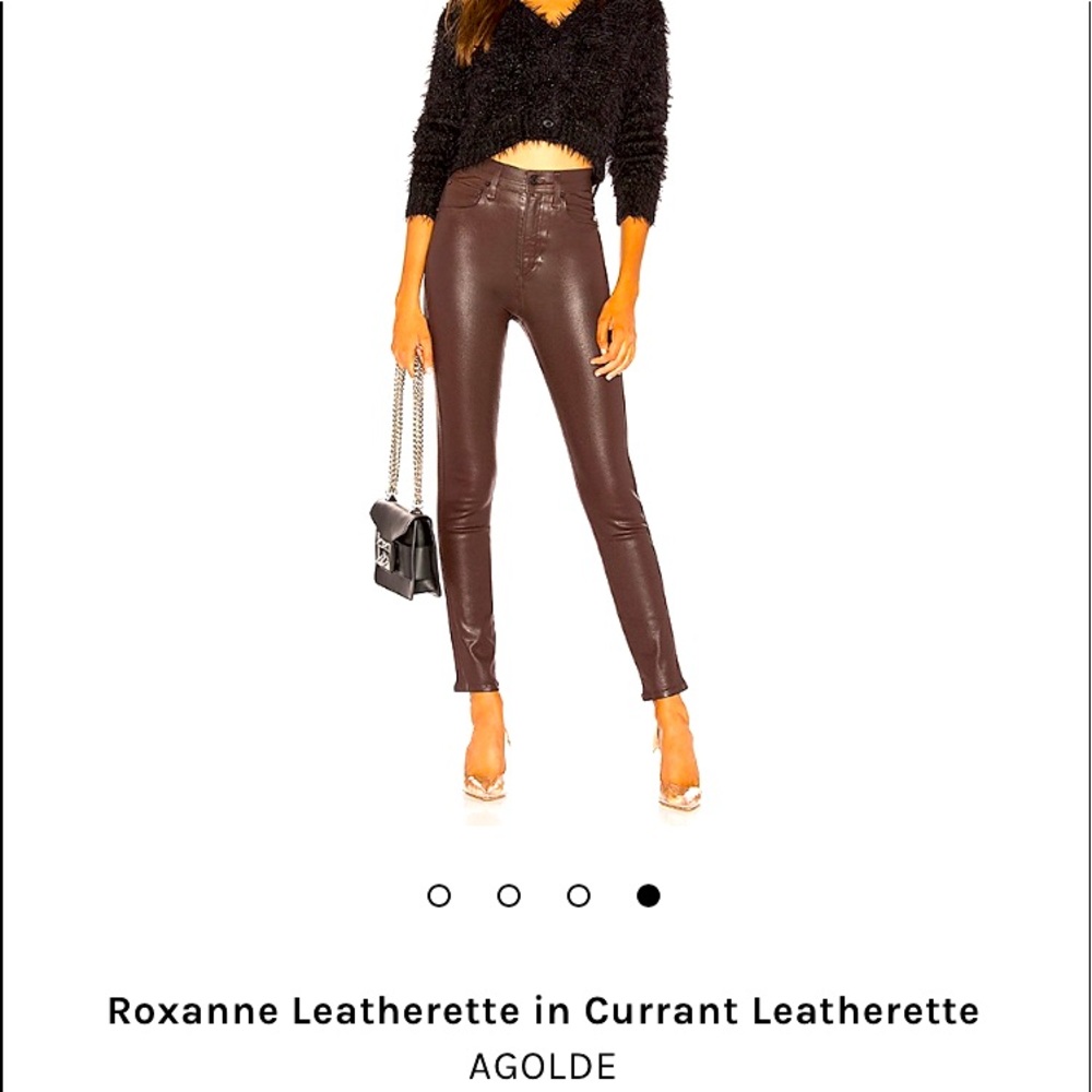 AGOLDE Roxanne Ultra High Leatherette 26